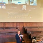 In person and online attendees of the Central Philadelphia Friends Meeting